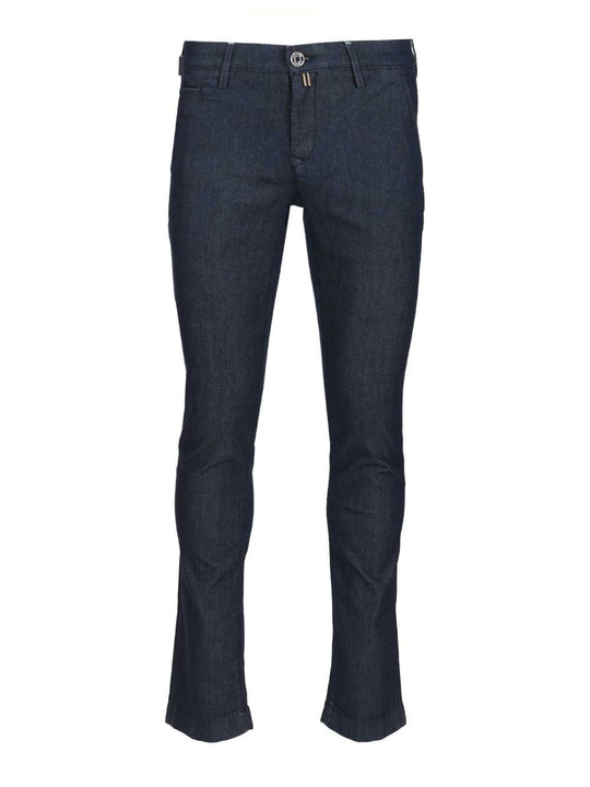 Pantalone Slim Fit Bobby R1 Tasca America Trousers Blu