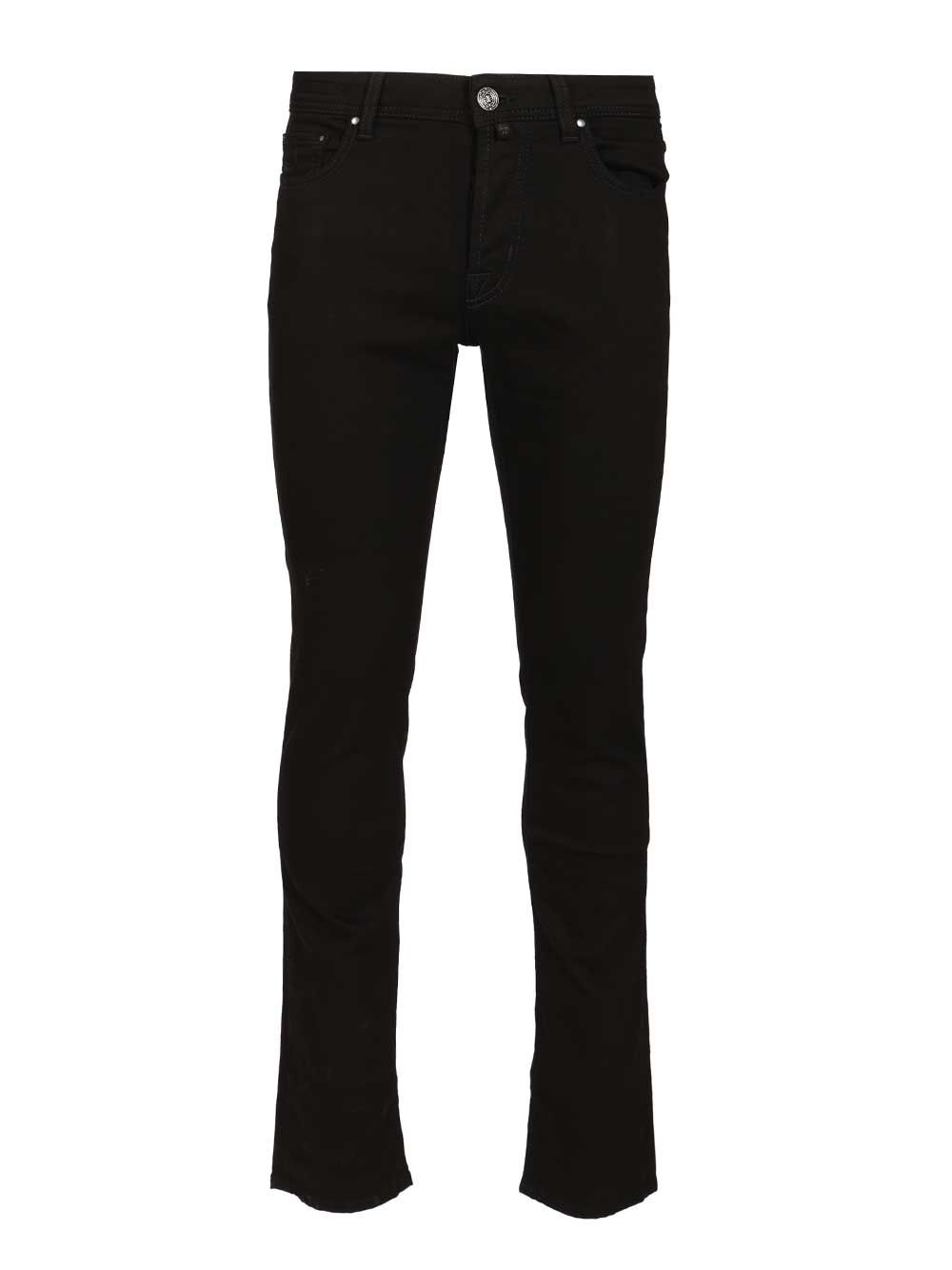 Jacob Cohen Bard Five-Pocket Jeans - Nero | d124c296fdce4cc029e5bf5b6ebefda178fa1db3