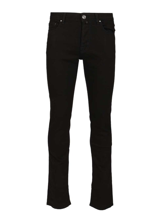 Pant 5 Pkt Slim Fit Bard R1 Salpa Nera 11oz Jeans Nero