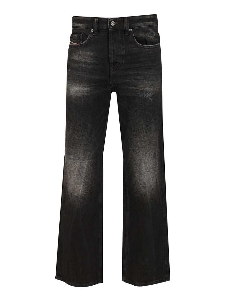 Diesel 5 Pocket Wide Leg Denim Jeans - Light blue | af37f189786103c89ac090cf40ca46543ed8f0e9