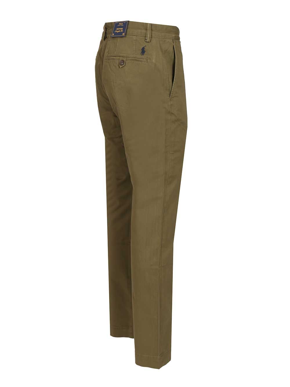 Polo Ralph Lauren Bedford Stretch Chino Trousers - Verde | e5828aaecf401b2796f5a7f2add33b87d04c50c2
