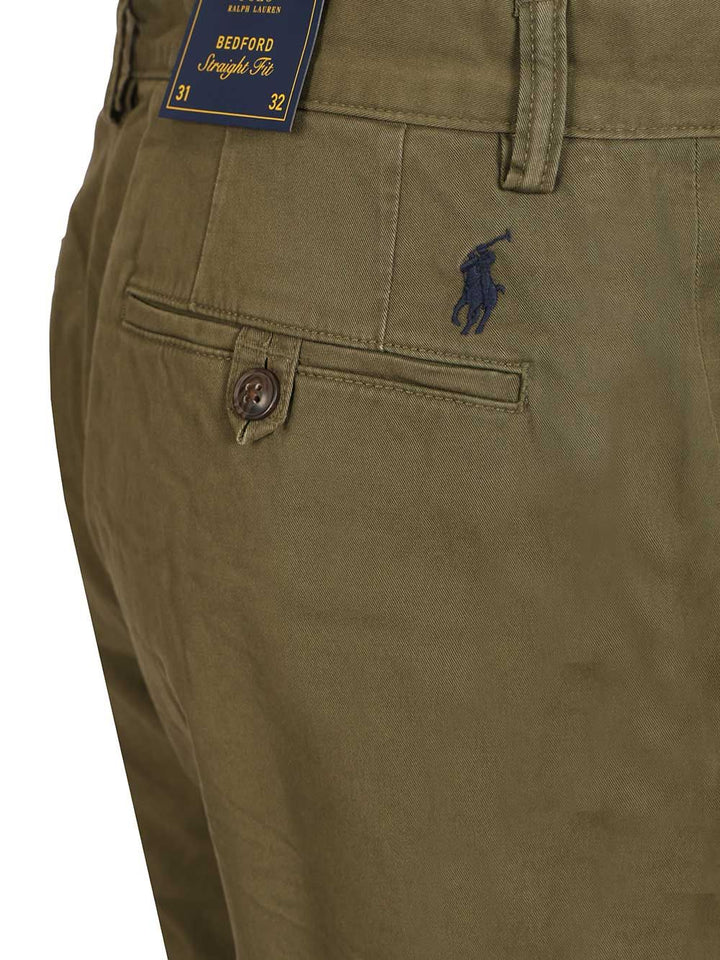 Polo Ralph Lauren Bedford Stretch Chino Trousers - Verde | 34211f255fb10aae0d17a09b6307356e2ea4f308
