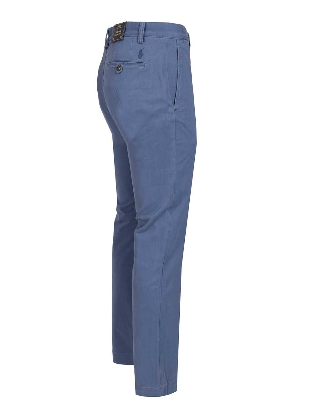 Polo Ralph Lauren Bedford Stretch Chino Trousers - Blu | f5c376e035a50d5ec60c01705d7a4bebea76ca9c