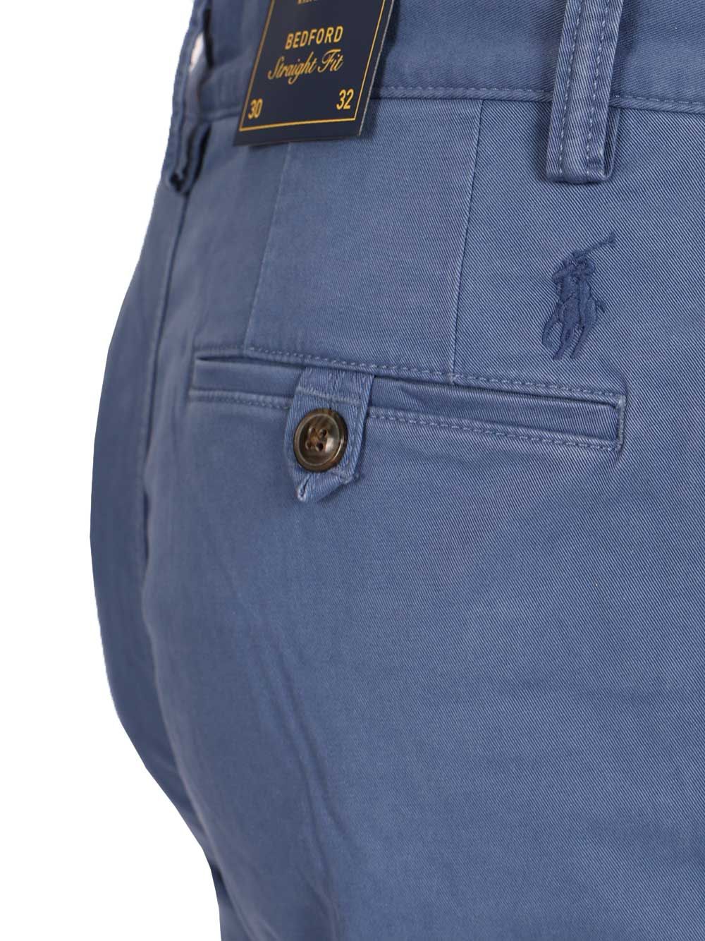 Polo Ralph Lauren Bedford Stretch Chino Trousers - Blu | bfe3ba809bd670e00669c4a6ea2a886600ac8bbc