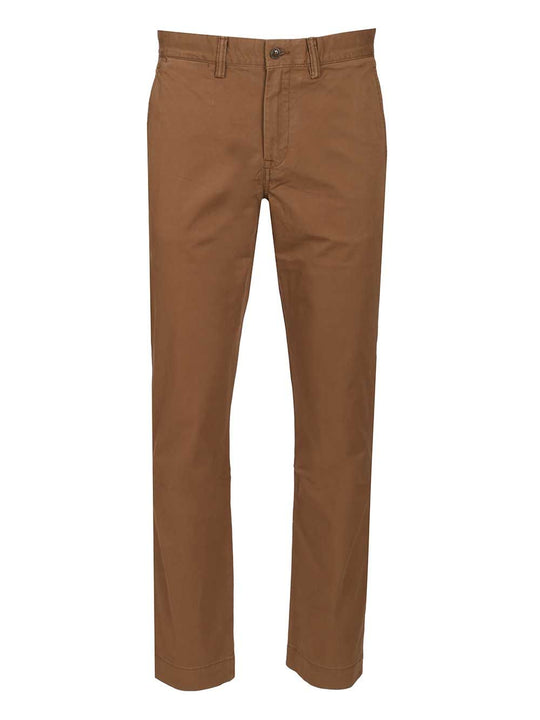 Bedford Stretch Chino Trousers Marrone