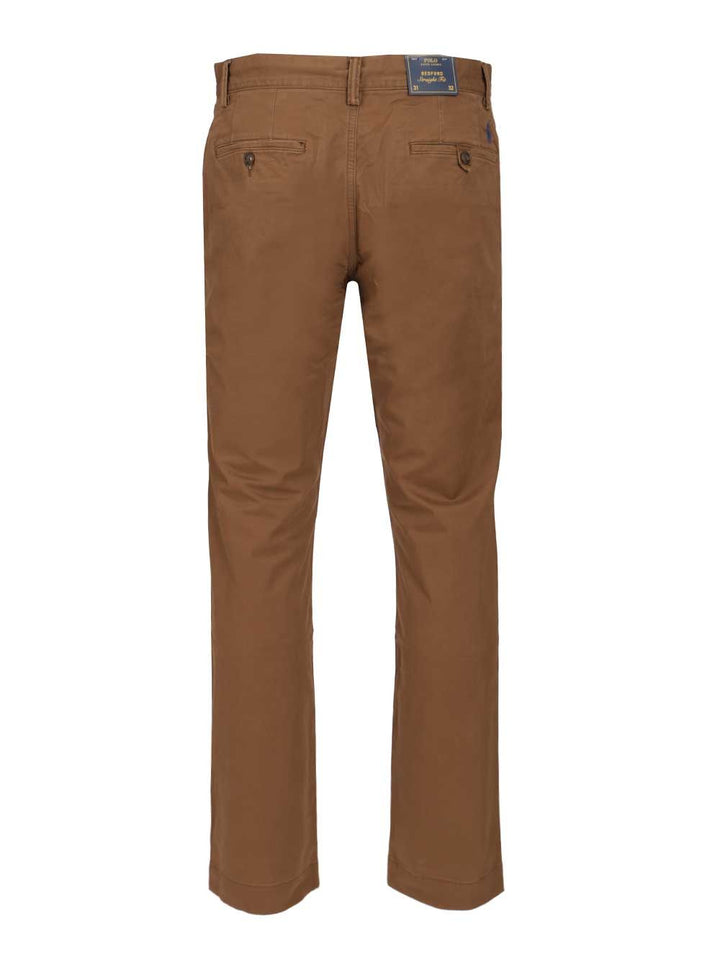 Polo Ralph Lauren Bedford Stretch Chino Trousers - Marrone | 39643ef113affbb969ba6c578c25d91d8e677a4d