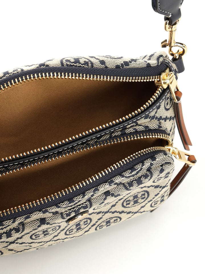 Tory Burch T Monogram Mini Belt Bag Crossbody Bags - Blu | 89524c4ad1cb927b2c2606c9a747913a6d430741