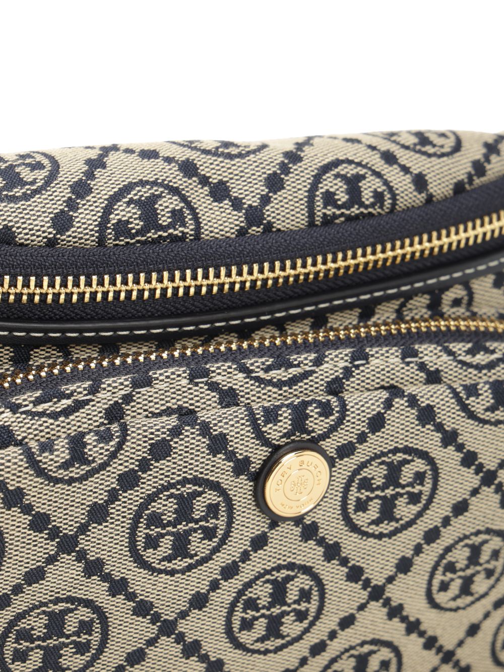 Tory Burch T Monogram Mini Belt Bag Crossbody Bags - Blu | 2b98b44ad8c4d67a6c09fb843becbfb46492151a