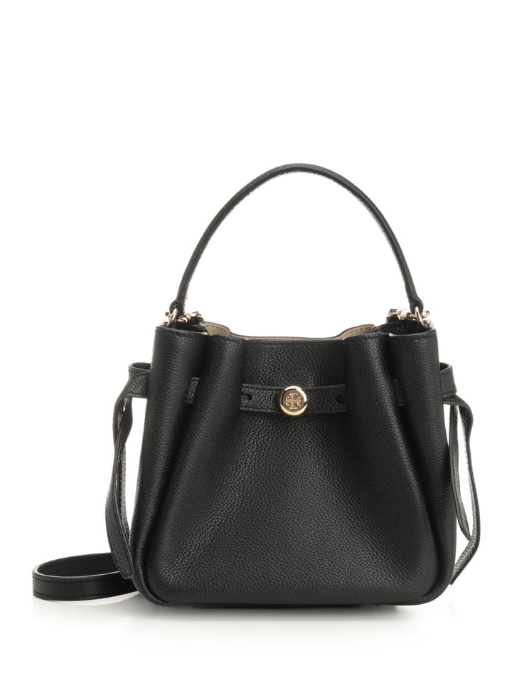Tory Burch Romy Mini Bucket Bag Handbags - Nero | e0f22e9a45027e207663463d713cbd47e73c04ac