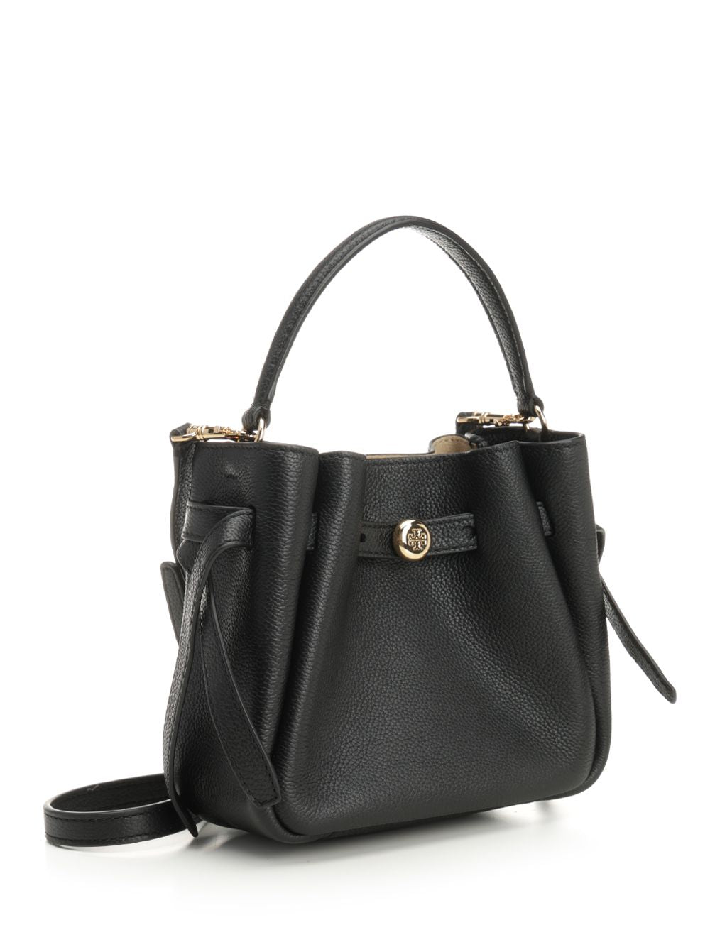 Tory Burch Romy Mini Bucket Bag Handbags - Nero | 4e65d22bd4c766754e90642a4aa58ddc72df2e7b