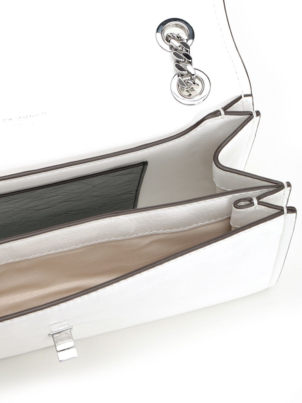 Tory Burch Kira Turnlock Shoulder Bag Crossbody Bags - Bianco | 80d4227f7cf6e55465bb9c3ea03a2133ce9760d8