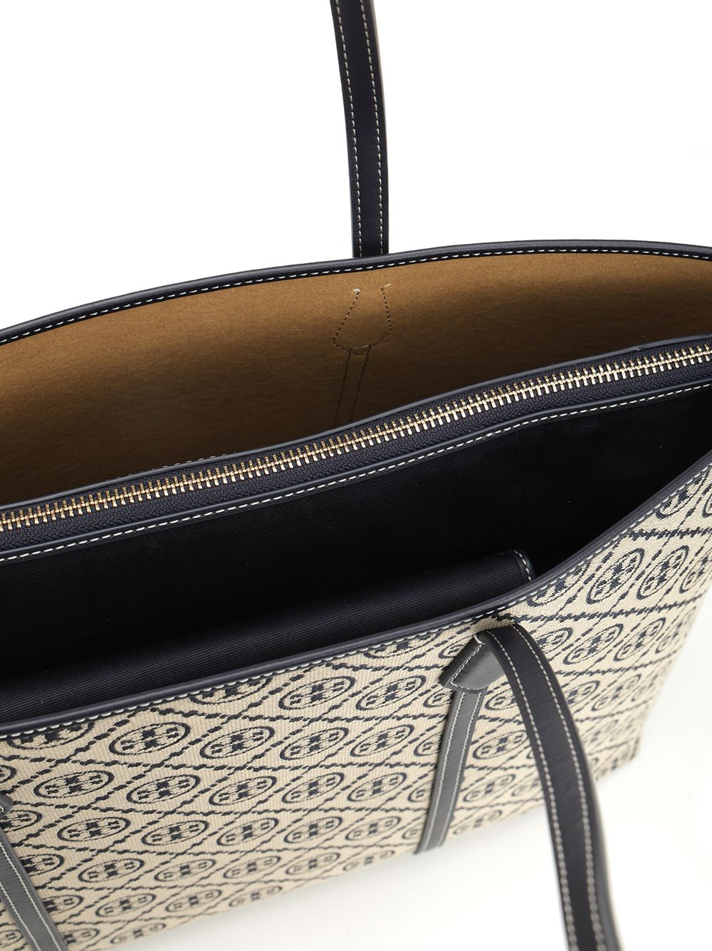 Tory Burch Perry T Monogram Tote Shoulder Bags - Blu | 2eccd941b4a6d23ebbe81d82fe658093631c60e6