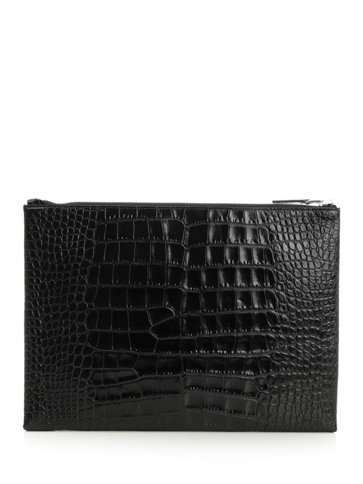 Tom Ford Slim Leather Pouch Small leather goods - Nero | f0bc00984a765e4817fec57b892493e09689279b