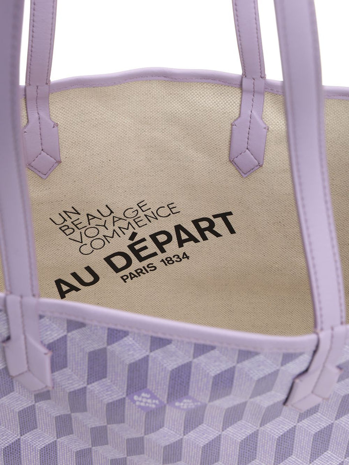 Au Depart Tote Bag N. 47 Shoulder Bags - Violet | a157ea60b0f5d2e92eac01dba4df1b4a0dba0130