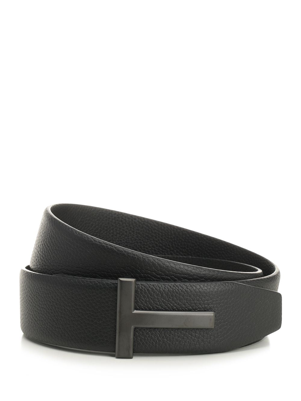 Tom Ford Reversible Leather Belt Cinture - Nero | 2ded31a77e6d01027034e776bbe0111fe5613572