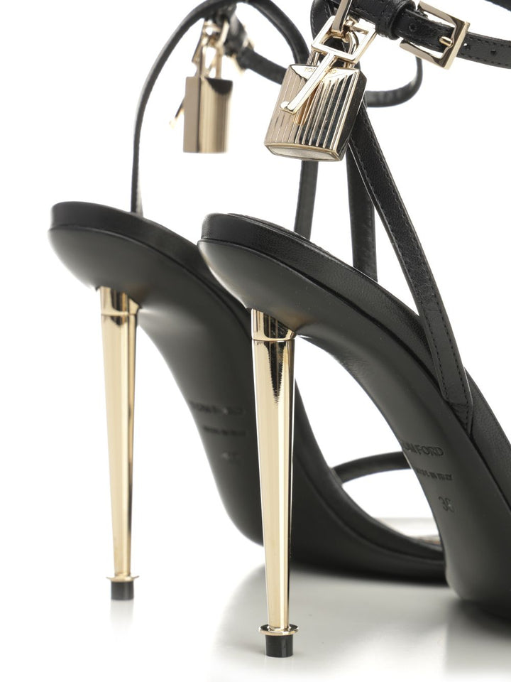 Tom Ford Padlock Sandali - Nero | 68bba001e0e3f2d149a82beff8f0520ae14f4cd8