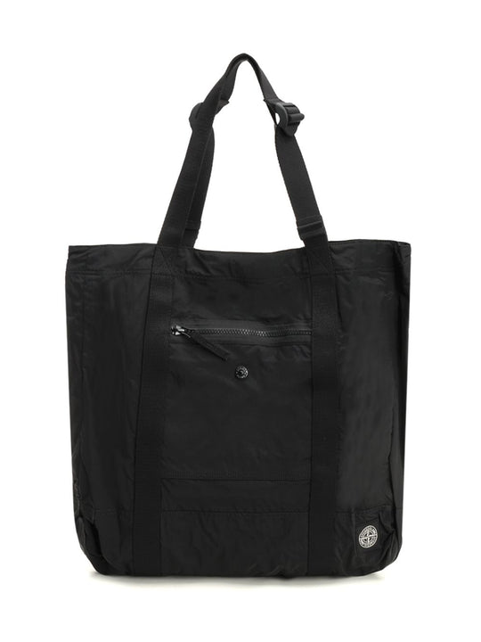 Ss Polo 95% Organic Cotton / 5% Elastane Piqué Crossbody Bags Nero
