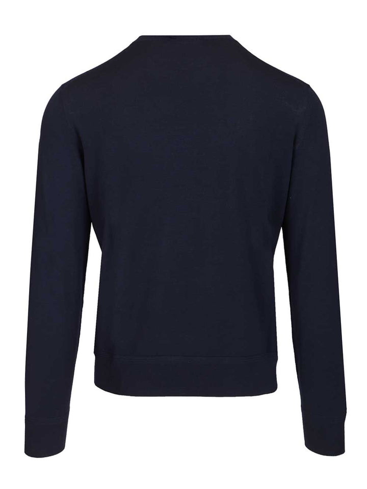 Tom Ford Wool Sweater Knitwear - Blu | 93d360deaa543a79371489b392f134c33e295b66