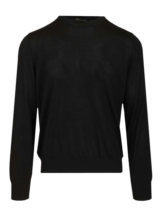 Silk Sweater Knitwear Nero