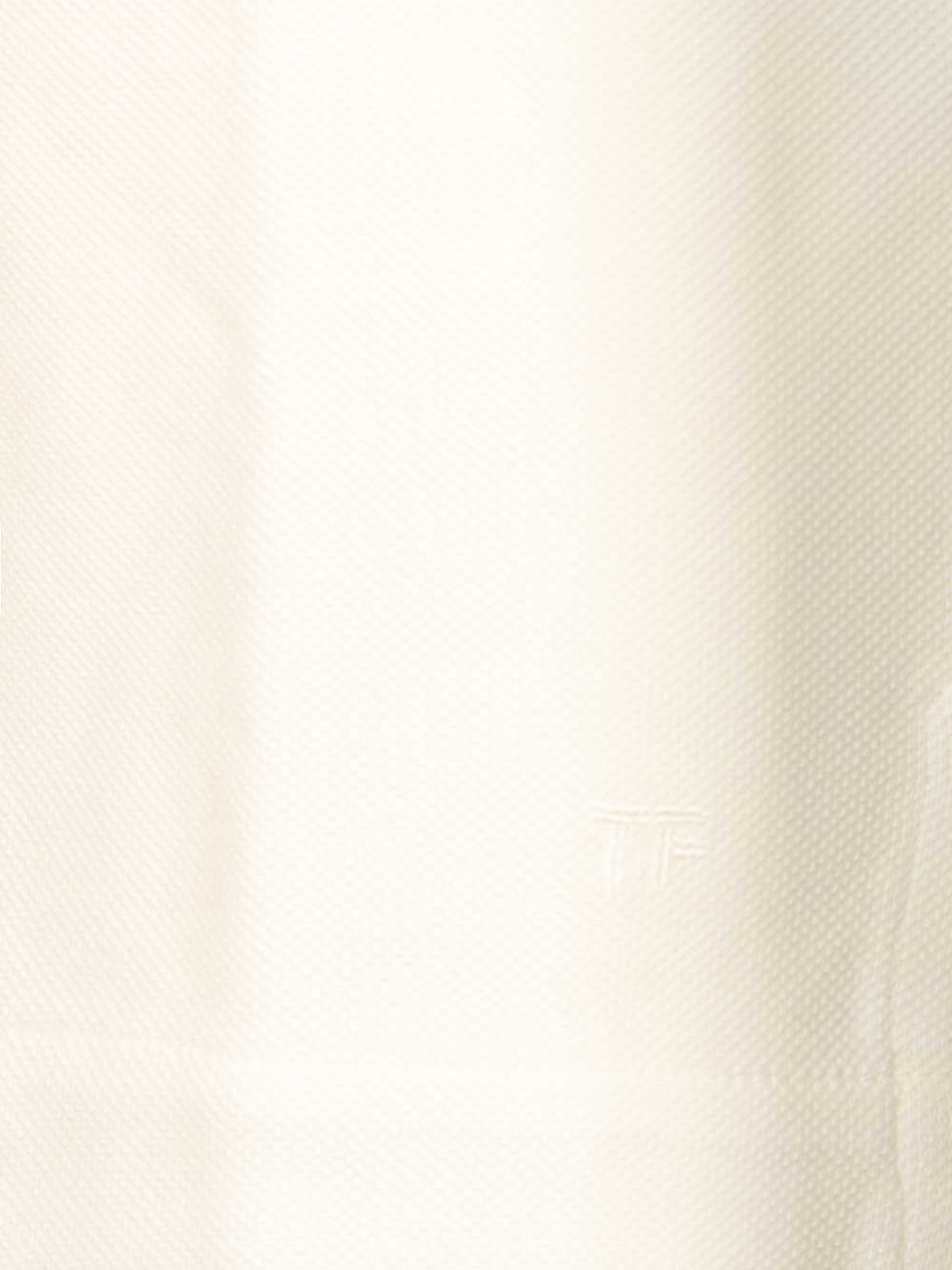 Tom Ford Lyocell Iquet Short Sleeve Polo Polo shirt - Bianco | 90144cd292d8212ddd07cccb79cf27dafaccc061