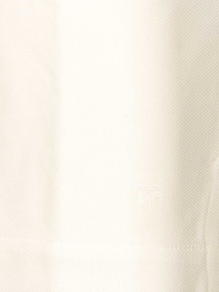 Tom Ford Lyocell Iquet Short Sleeve Polo Polo shirt - Bianco | 90144cd292d8212ddd07cccb79cf27dafaccc061