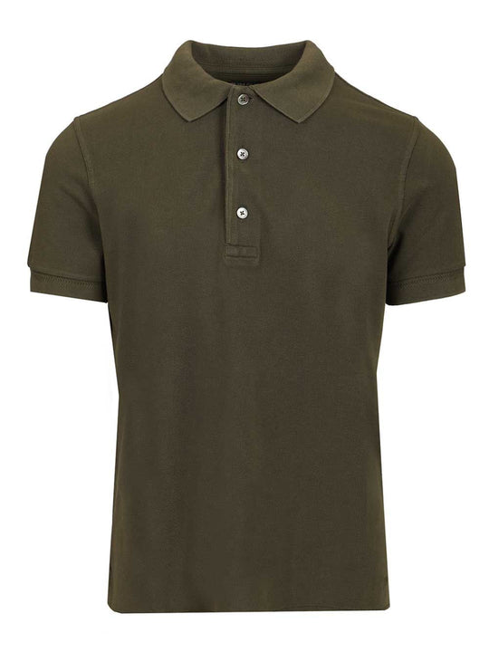 Lyocell Iquet Short Sleeve Polo Polo Shirt Verde