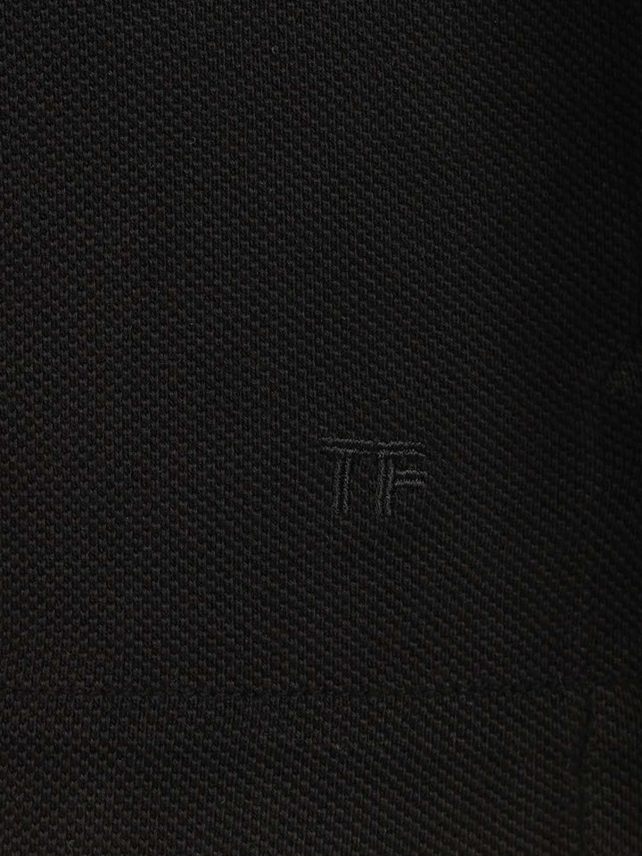 Tom Ford Lyocell Iquet Short Sleeve Polo Polo shirt - Nero | 7510ffeb0adf8c86c2c9bba151596fa798d16866