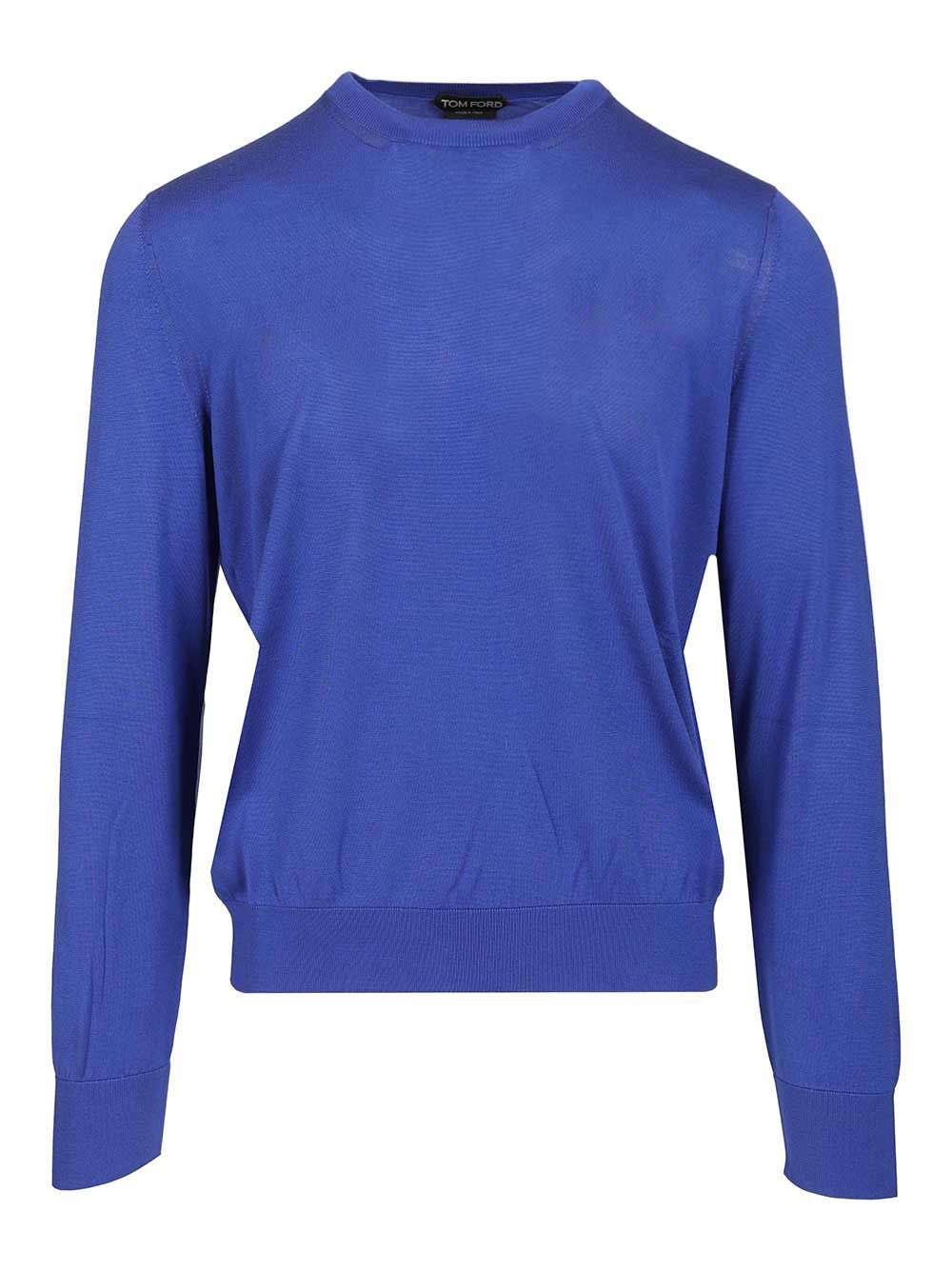 Tom Ford Silk Sweater Knitwear - Blu | b4586f570d92e6ec999e22a1f1d1ea0b194d71f5