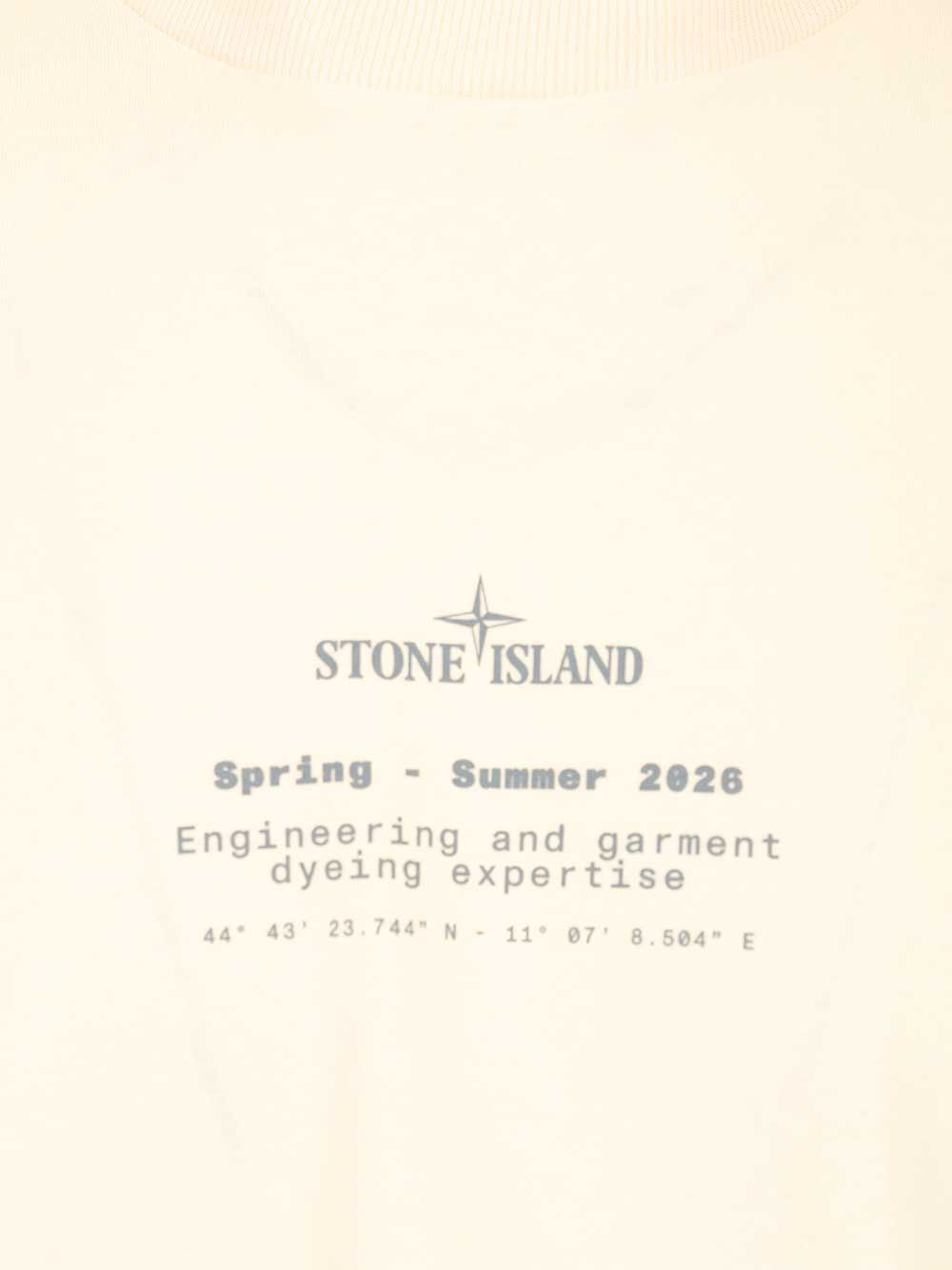 Stone Island Camo Compass T-Shirt - Bianco | 30d2af7e6b32074e6c2df083faeb8b248b64f07a