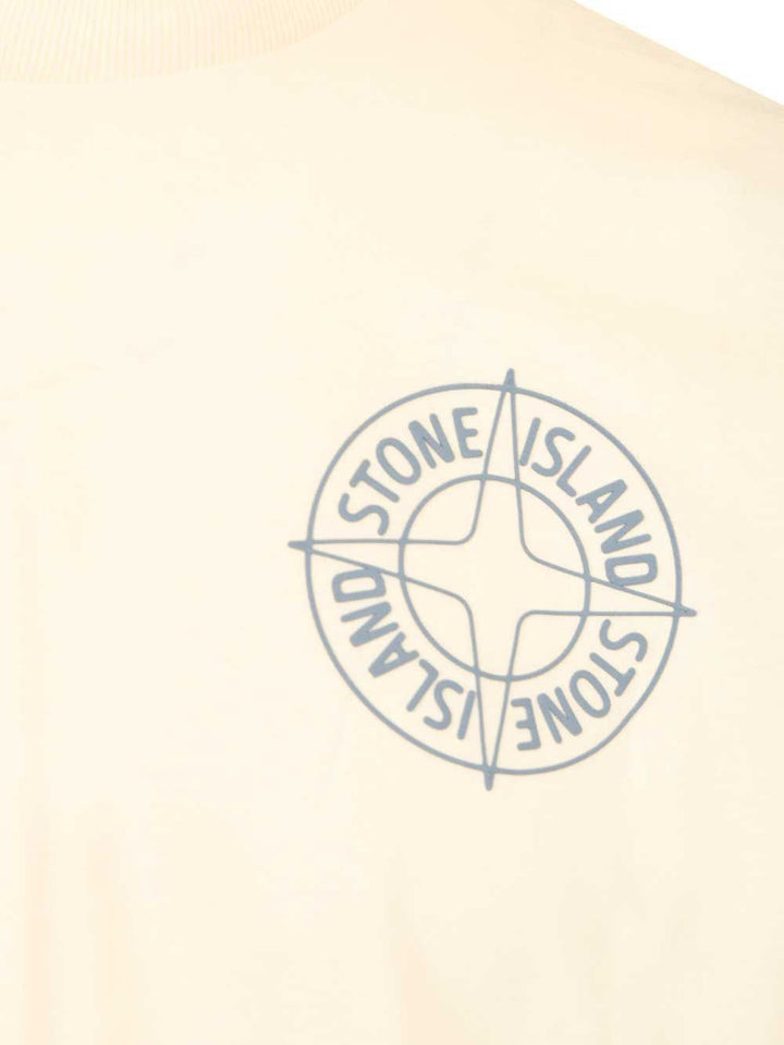 Stone Island Stone T-Shirt - Bianco | 0ad1c57094ed9f2e2904d49a3f02abc51dd61627