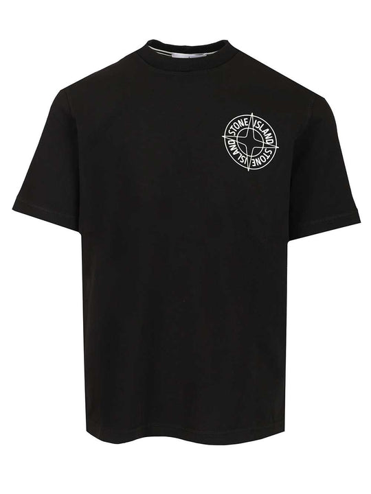 Outline Compass T-Shirt Nero