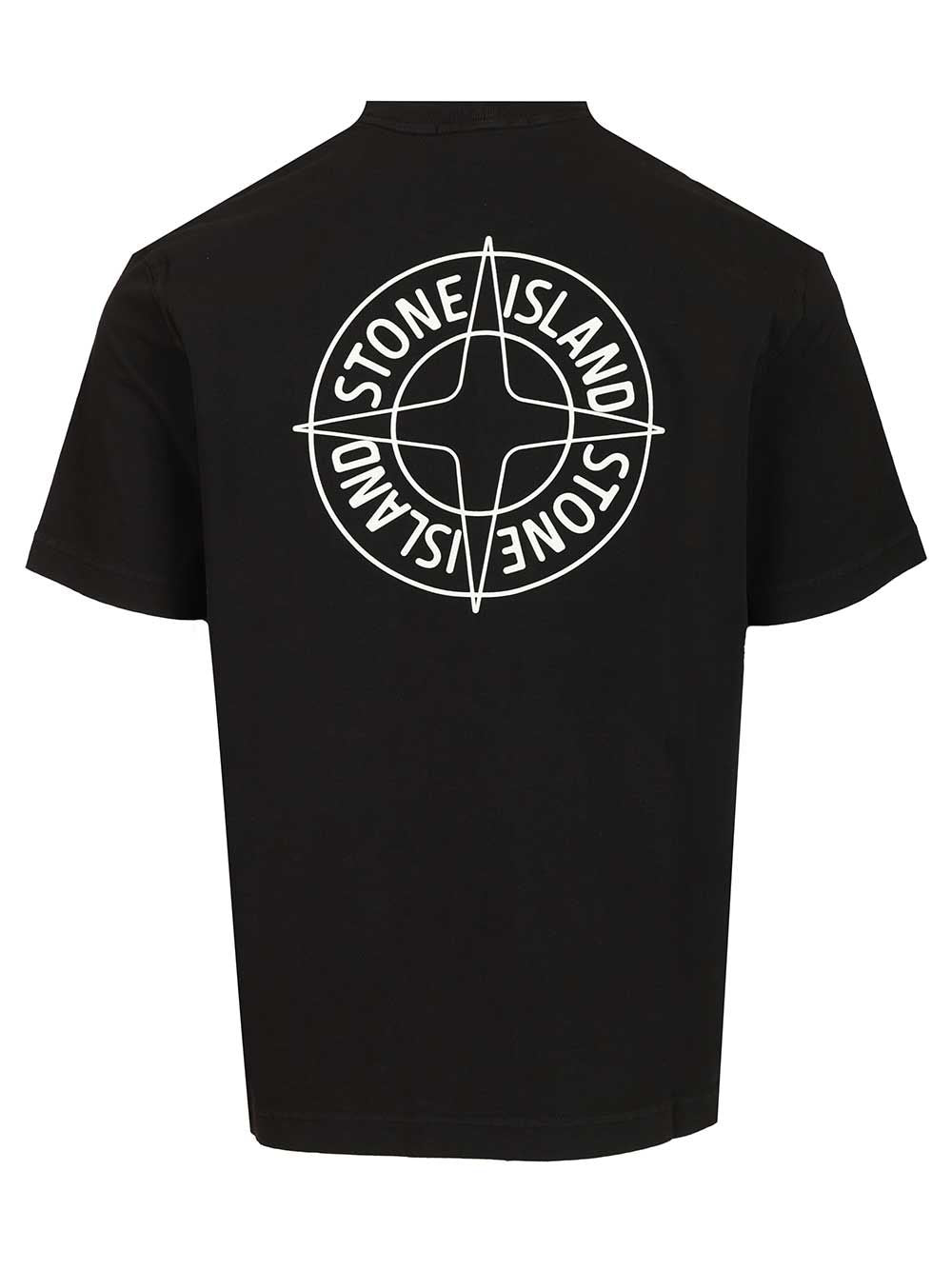Stone Island Stone T-Shirt - Nero | 0ec6b8365c5e4aa3b460d4c1d192218e65b7b69d