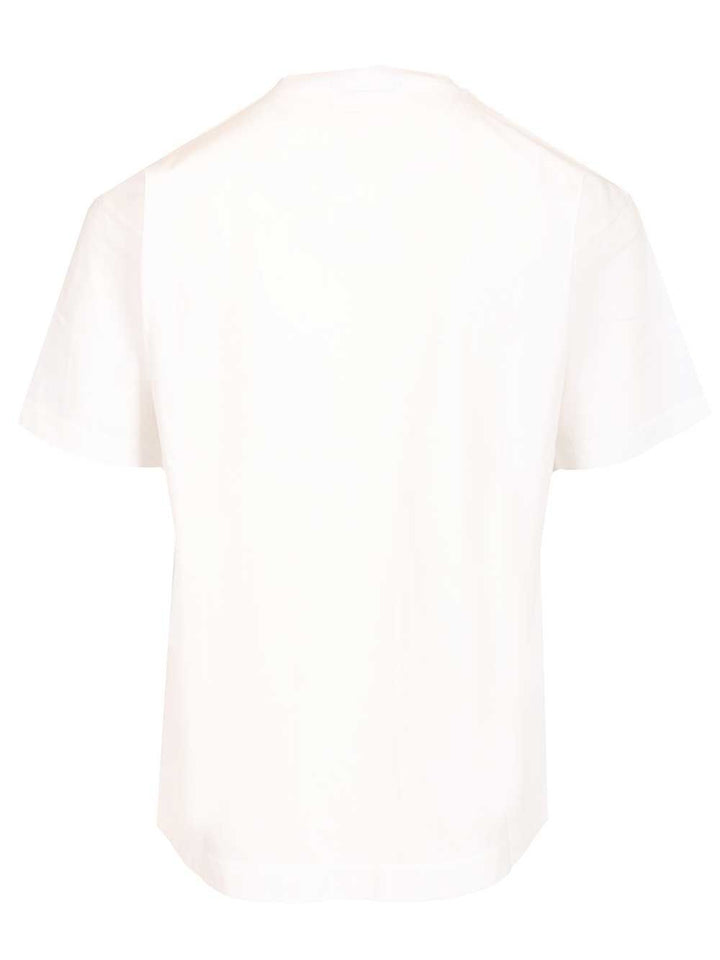 Stone Island Ss  Combed Organic Cotton Jersey, Garment Dyed T-Shirt - Bianco | 724e0109c1fdbe1b63b702a6c6b93200ec6e730e