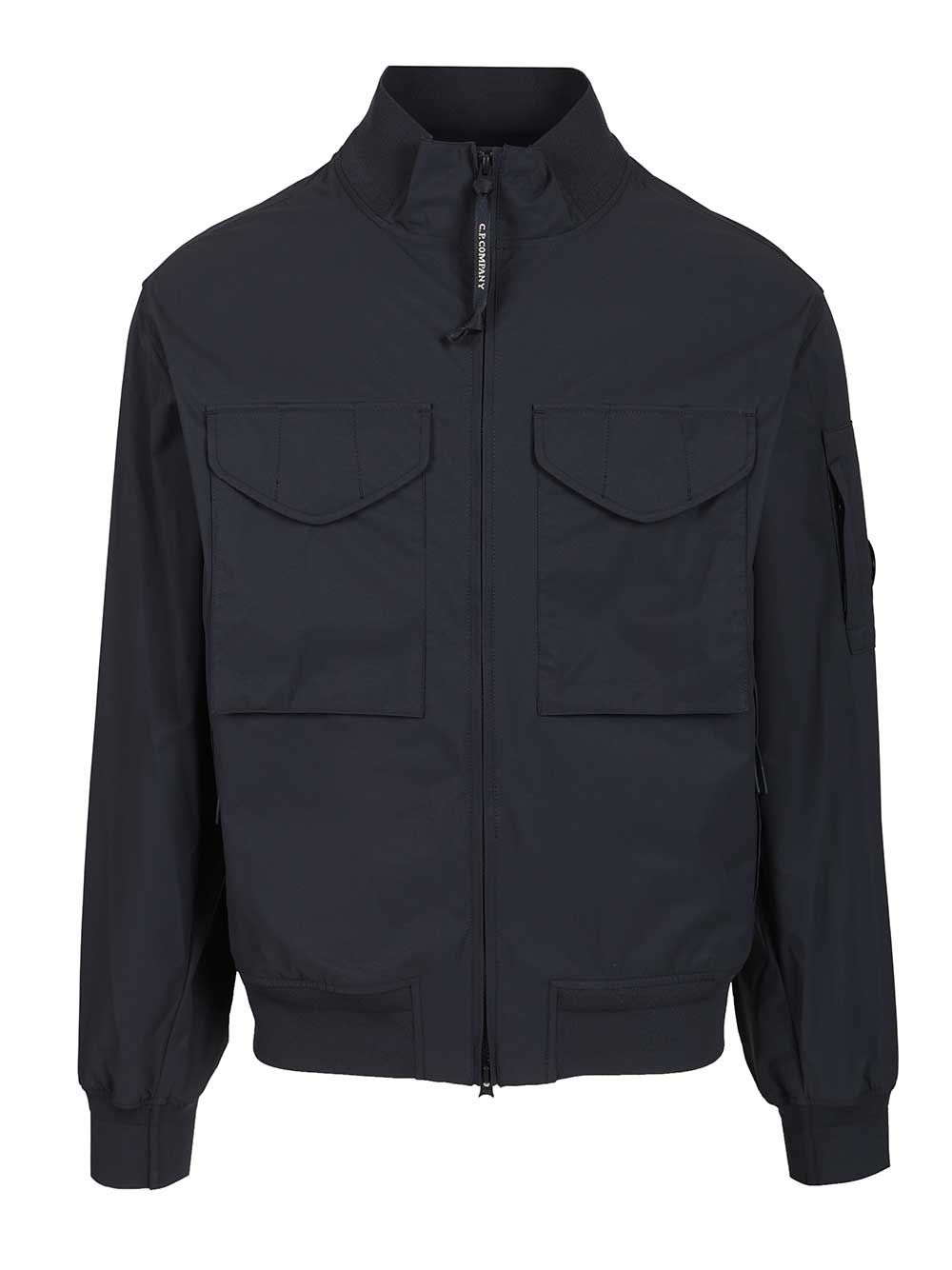 C.P. Company Bomber Jacket Made Of Pro-Tek Giacche - Blu | 7b9424e38d3182db8ca490431da39ff0da8be744
