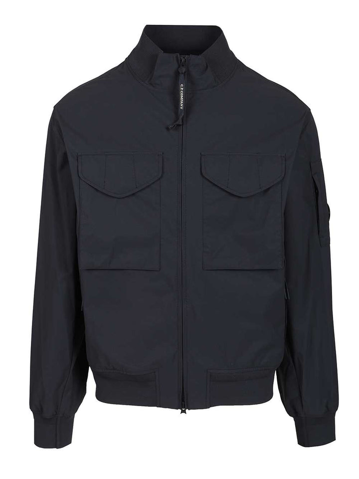 C.P. Company Bomber Jacket Made Of Pro-Tek Giacche - Blu | 7b9424e38d3182db8ca490431da39ff0da8be744