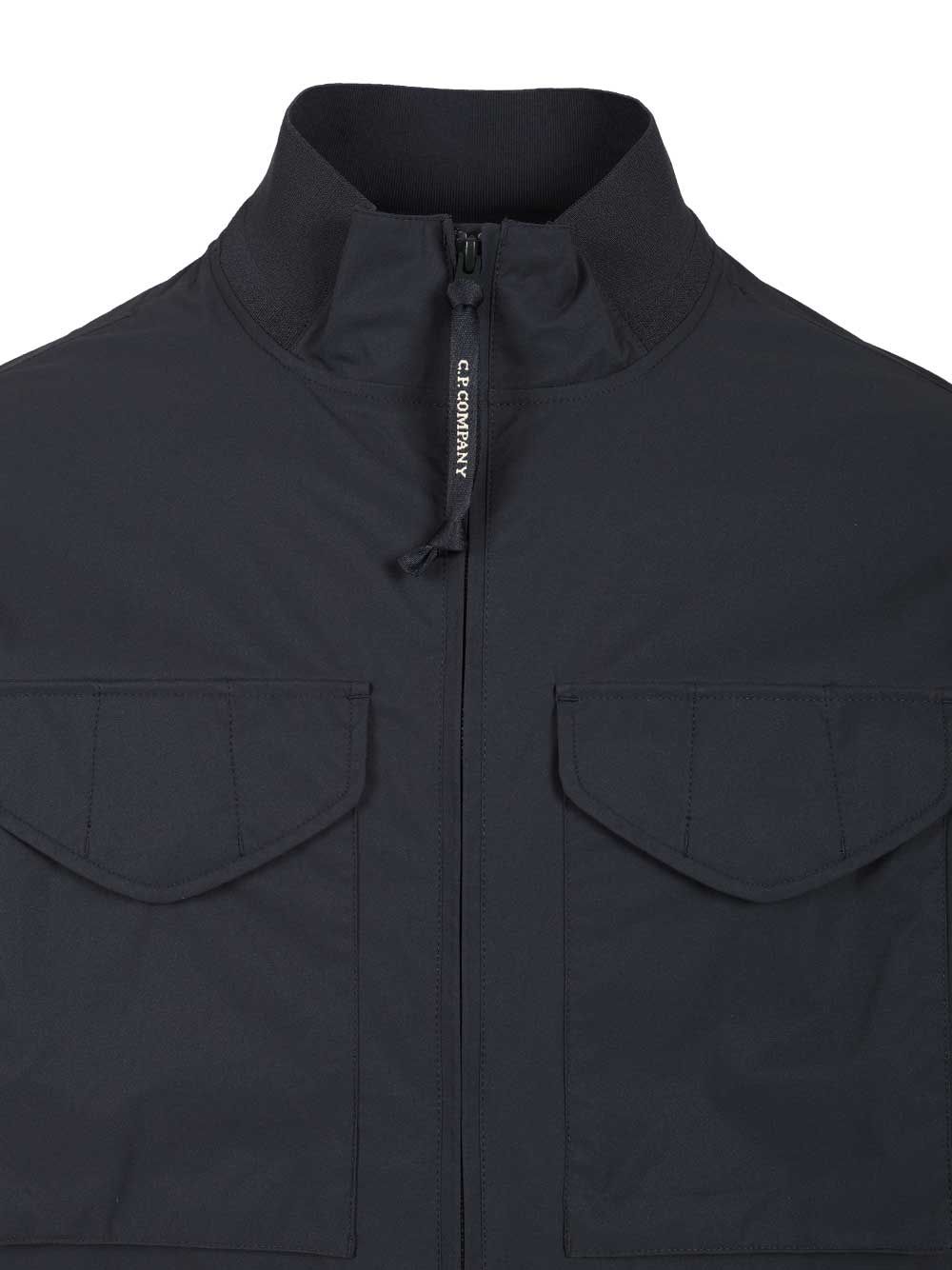C.P. Company Bomber Jacket Made Of Pro-Tek Giacche - Blu | 54e8e03af15bc79a024fe6884bd783694ffd2636