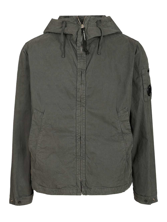 Micro-Reps Hooded Lens Jacket Giacche Grey