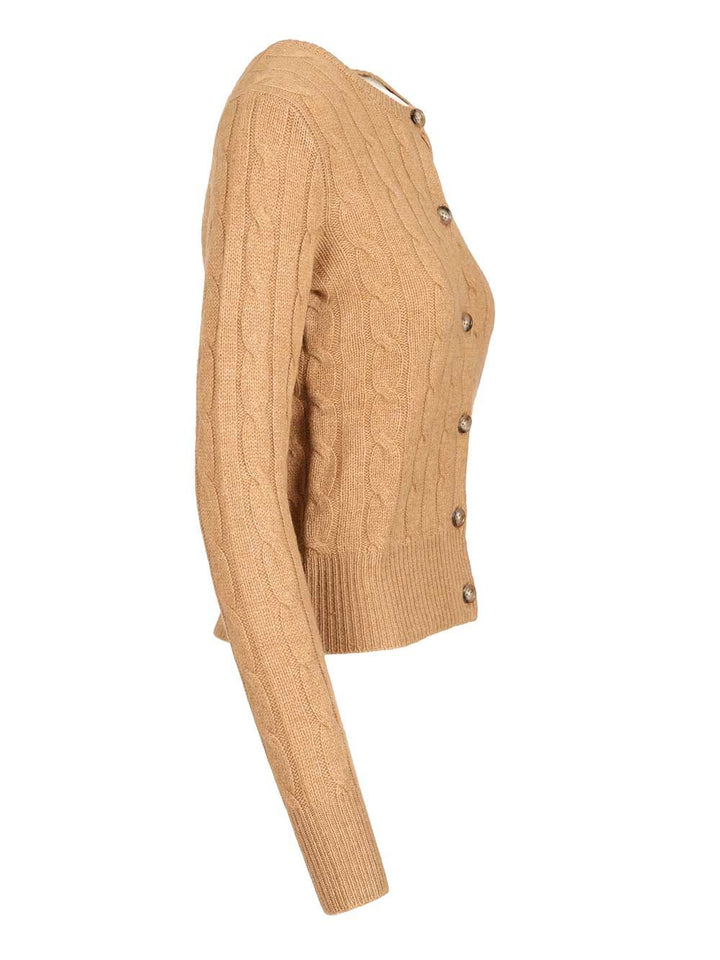 Polo Ralph Lauren Cashmere Cable Knit Cardigan Knitwear - Beige | b74eb468cc0a056b0952bb903f29886372db585b