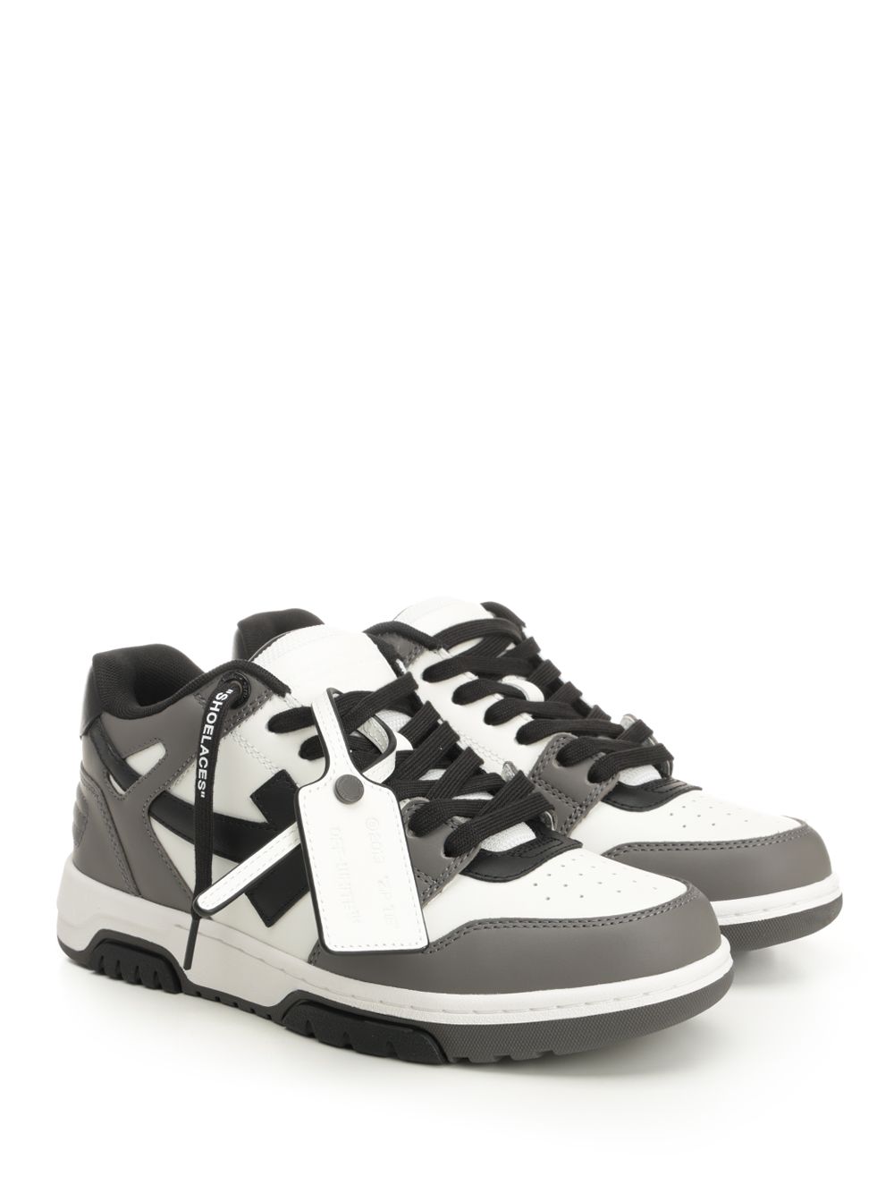 Off-White Out Of Office Calf Leather Dark Grey - B Sneakers - Verde | e8fe2481688ccd448380d45694f0a4180f38f90d