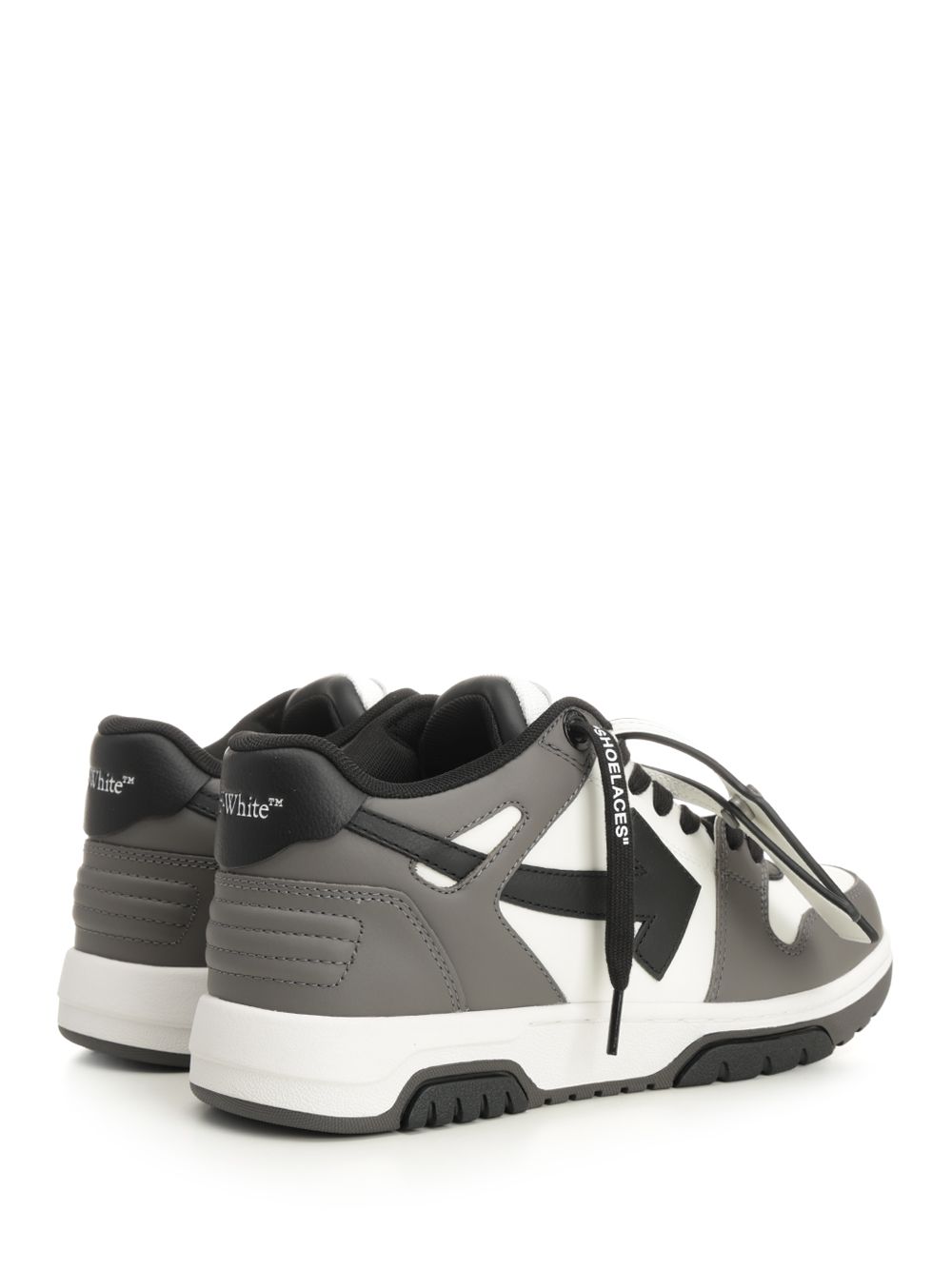 Off-White Out Of Office Calf Leather Dark Grey - B Sneakers - Verde | 437b50711a13e6c88465eff610ea8175fde5e606