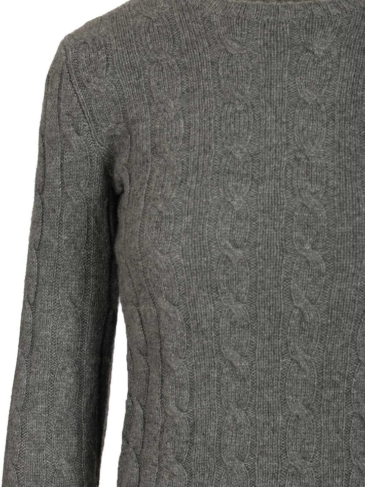 Polo Ralph Lauren Cashmere Cable Knit Sweater Knitwear - Grey | 8023646080e304d25717735d3532ad91a3be86f8