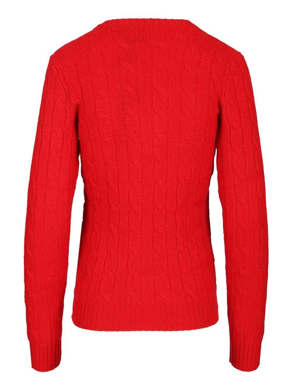 Polo Ralph Lauren Cashmere Cable Knit Sweater Knitwear - Rosso | 879f3653266bc9c7f9e1af186a066ffe1b443e79