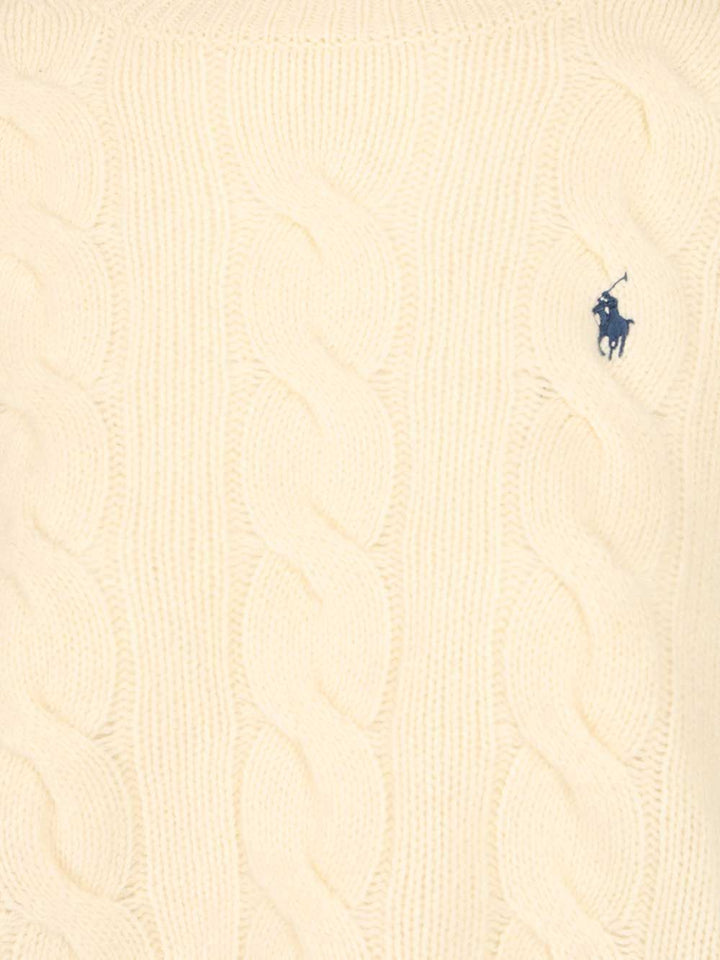 Polo Ralph Lauren Cable-Knit Wool-Cashmere Sweater Sweatshirts - Bianco | ee9de8d11f3fd3a52b2ce851ccbb80b91af5b039