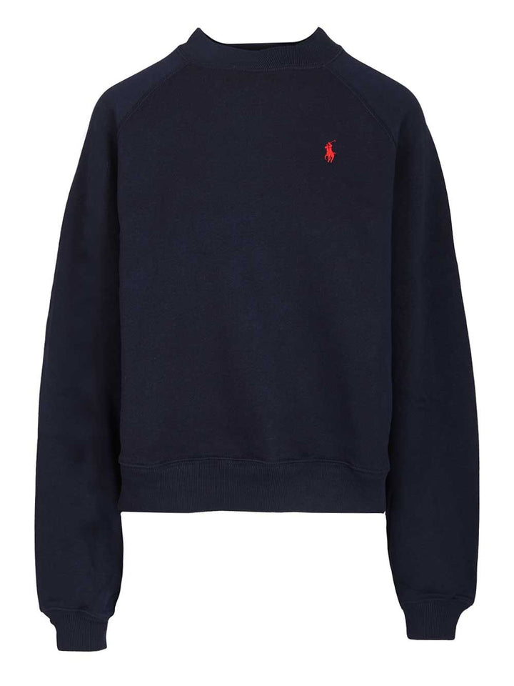 Polo Ralph Lauren Crew Neck Sweatshirt Sweatshirts - Blu | be70bc484a00c8b9d00273fc250698b5ef105215