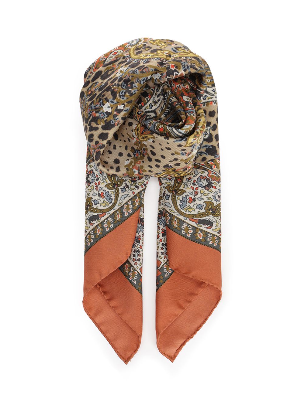 Etro Multicolor Print Silk Foulard Scarves And Foulards - Multicolor | 2ed2a01864ad2b83a42b539ec4352551c88b5dfe