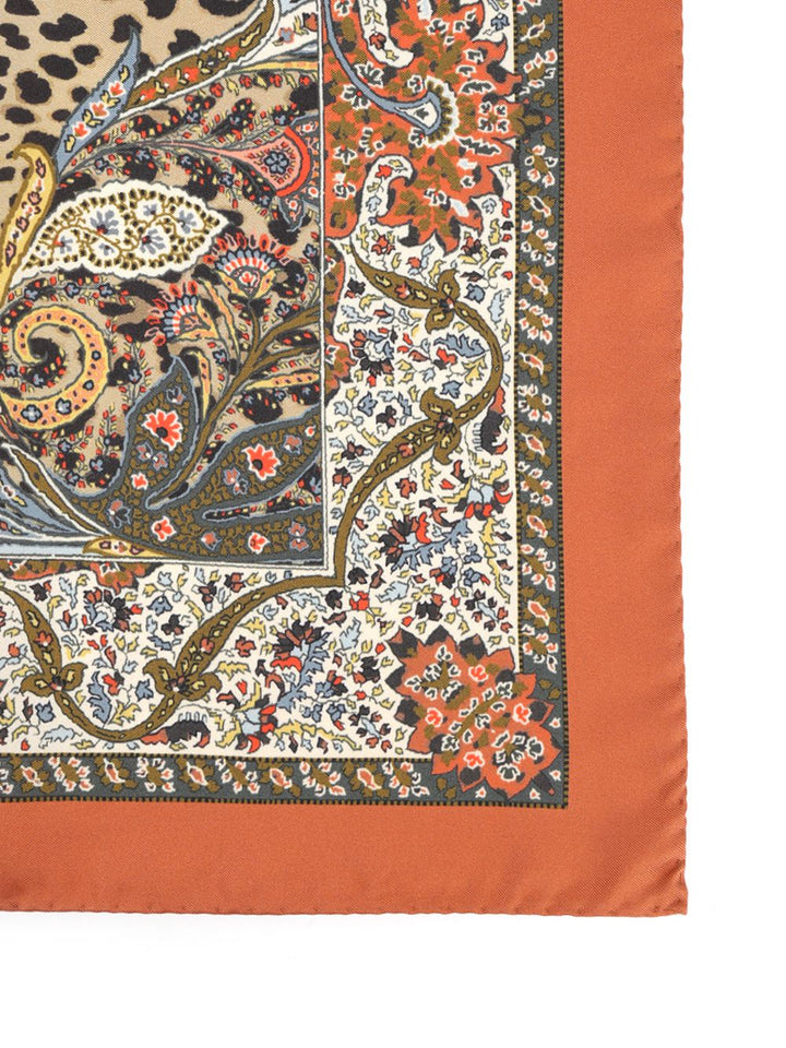 Etro Multicolor Print Silk Foulard Scarves And Foulards - Multicolor | 94e431fbdcc7e4e494f13a1436da133244cd9b43