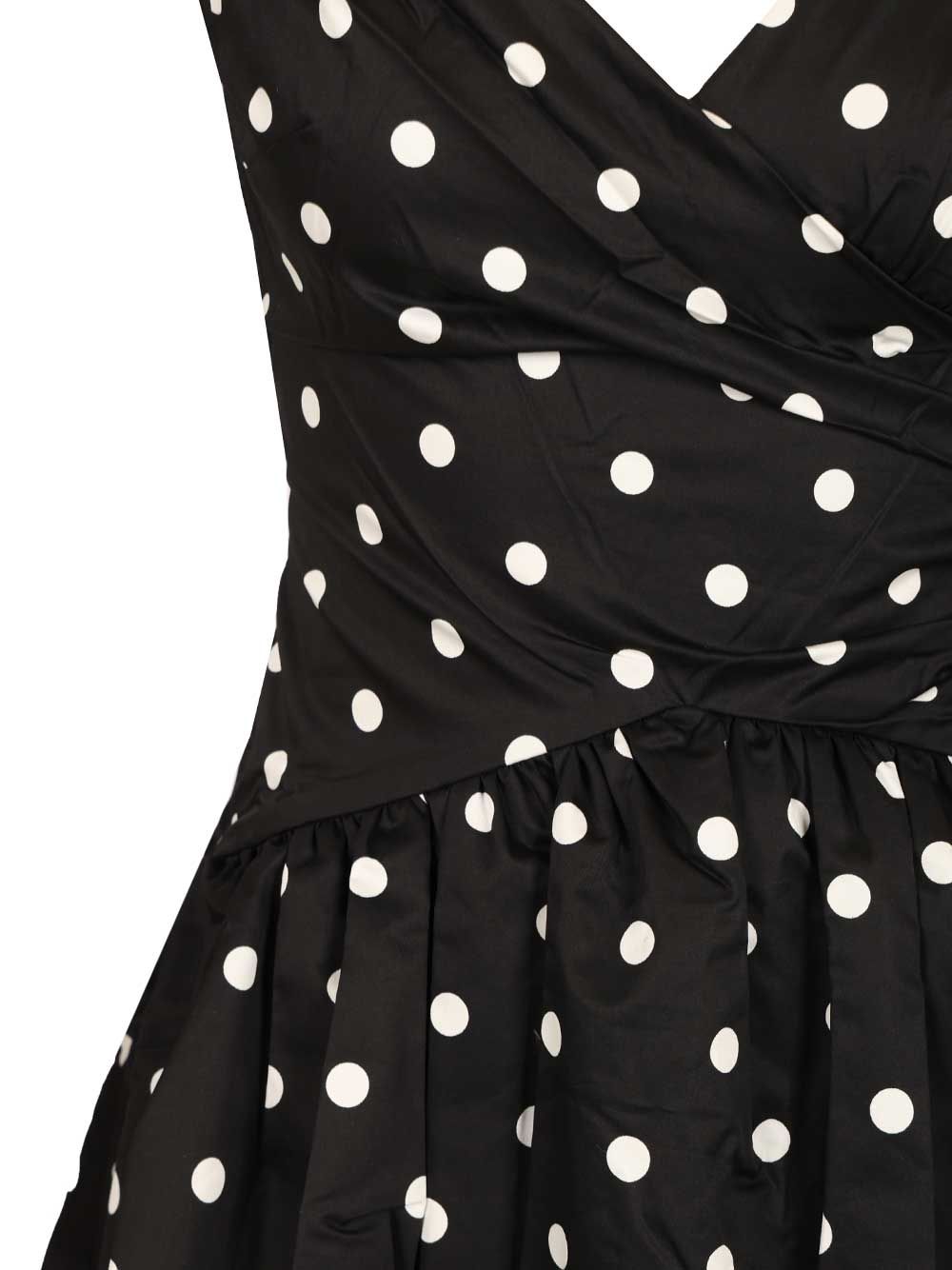 Self-Portrait Black Polka Dot Cotton Mini Dress Abiti - Nero | 9e682e37b379c89e4ca88646bc3b03a91c5a9c21