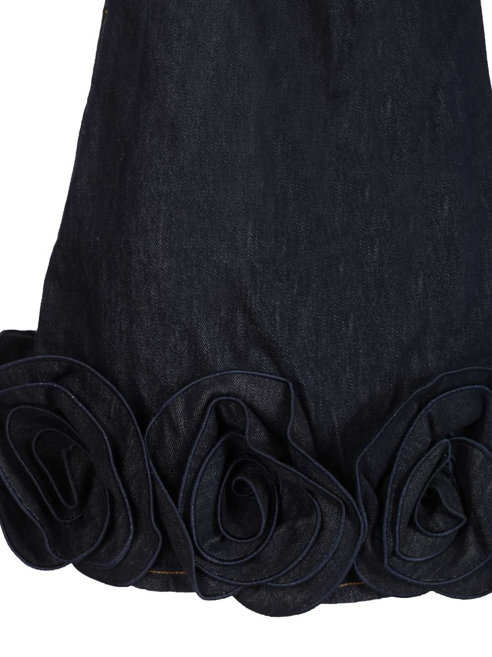 Self-Portrait Indigo Denim 3d Flower Mini Dress Abiti - Blu | 19fb1f5ee80bb493ebc5ec2e75d56a5a318f0016