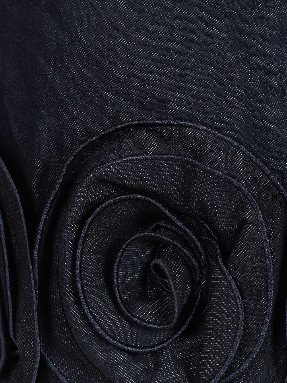 Self-Portrait Indigo Denim 3d Flower Mini Dress Abiti - Blu | 641b385fb8f6e709ad86ba8412214d6e0de9a0fc