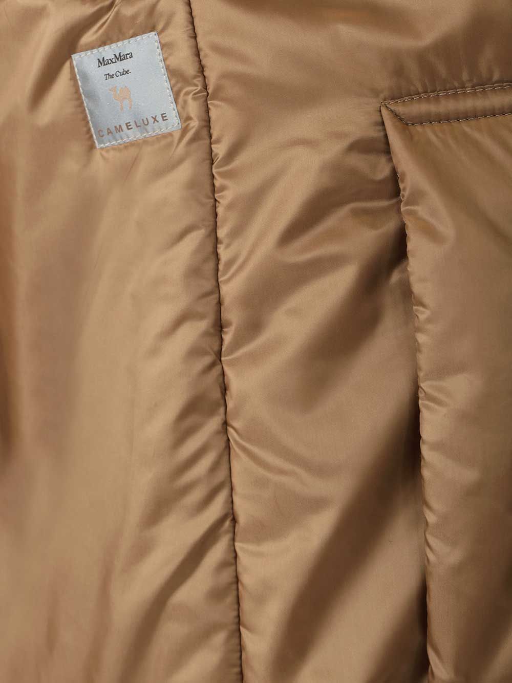 Max Mara The Cube Padded Vest With Hood Coats - Marrone | 97f0bc3b3a02b48f1f4c94c340d8e1e588979e3b